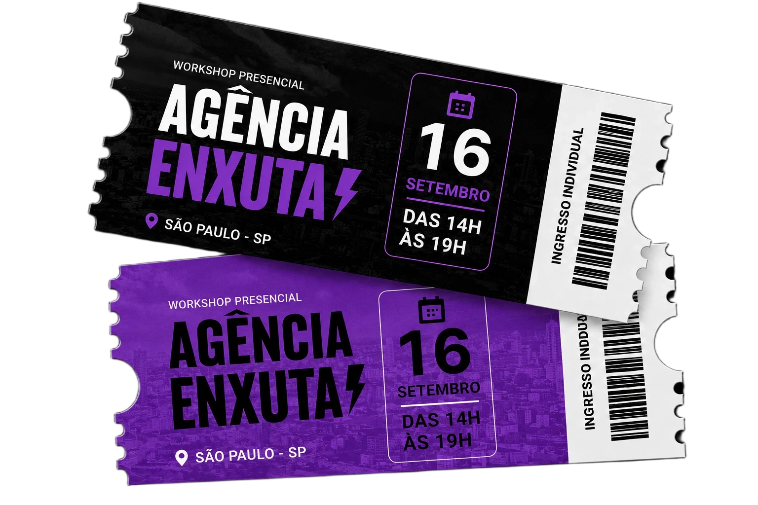 Ingresso Workshop Presencial Agência Enxuta